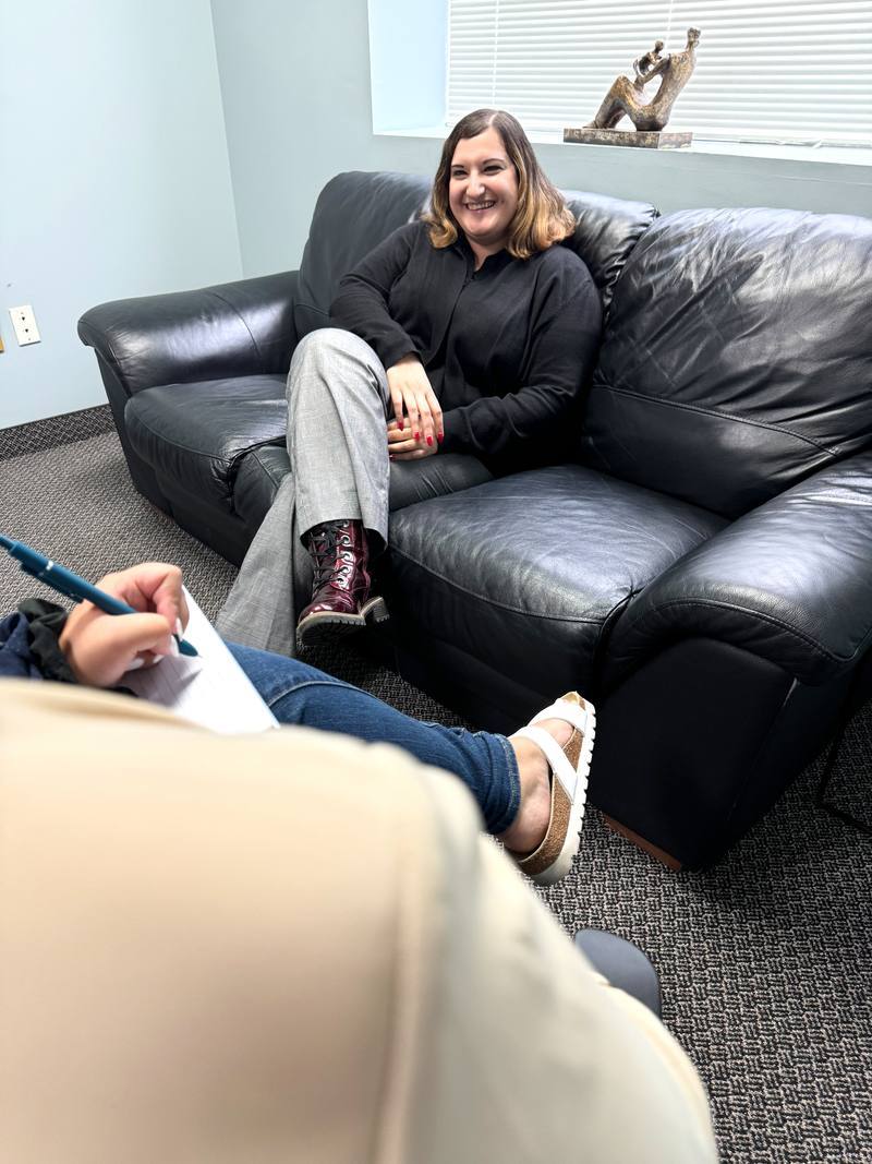 the couch that hears everything
